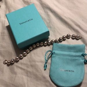 Authentic Tiffany & Co Large Bead Ball Bracelet